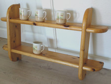 Wandregal Board Ablage Massivholz Küche Bad Kinderzimmer