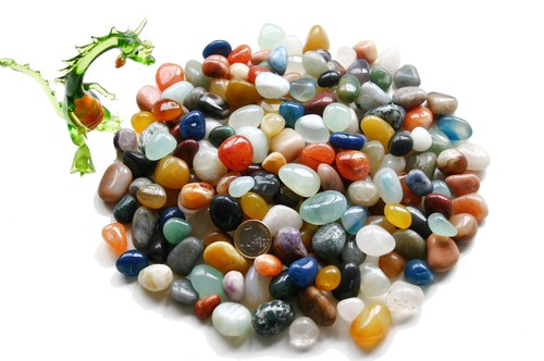 Gemischte trommelsteine - 1, kg