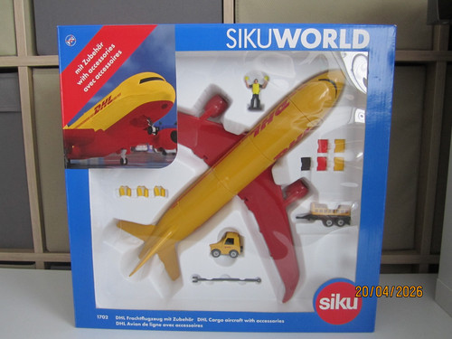 Siku world dhl frachtflugzeug - dhl,