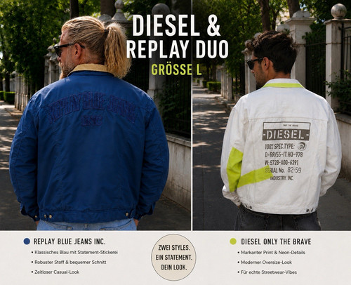 Diesel replay jacken - jacken-set, –