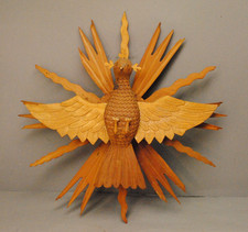 Heilig Geist Taube geschnitzt - Altbayern ~ 1900