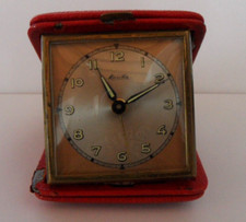 Reisewecker Mauthe Rot mit der