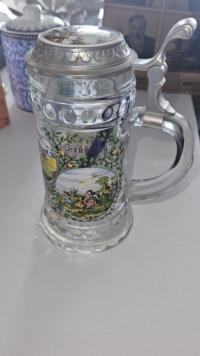 Zinnkrug bierkrug jahreszeiten - zinnkrug,