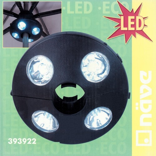 Led sonnenschirm leuchte ø - sonnenschirm-leuchte,