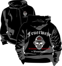 Freiwillige Feuerwehrjacke Kapuzenjacke FFW Jugend Feuerwehr Skull T-Shirt 39