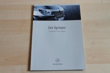 84295) Mercedes Sprinter Kipper - technische Daten - Prospekt 08/2000