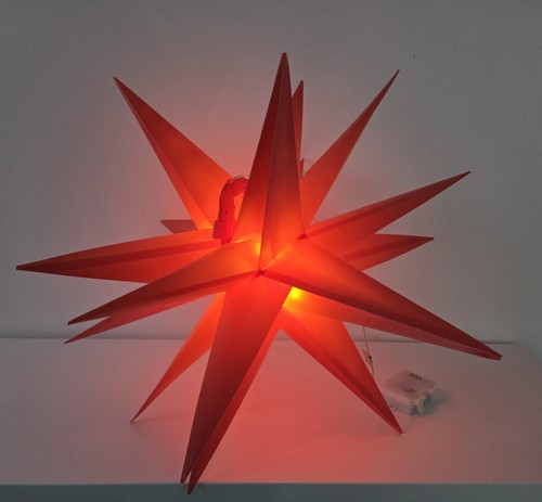 Led weihnachtsstern rot - rot, Ø