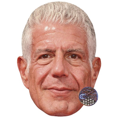 Anthony bourdain maske - bourdain, aus