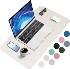 Schreibtischunterlage 80x40cm - Mauspad XXL aus PU-Leder, Wasserdicht und