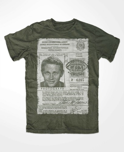 Steve mcqueen driver license - driver,