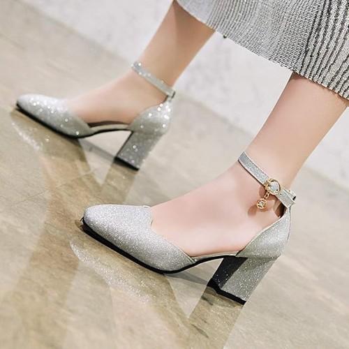 Gr37 damen chunky high heels - damen,