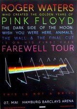 ROGER WATERS - PINK FLOYD - 2023 - In Concert - Farwell Tour - Poster - Hamburg