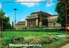 1602-Ansichtskarte Leipzig Messestadt Hauptbahnhof Deutsche Bahn Verkehrsknoten