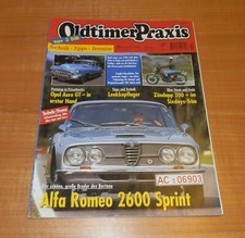 Oldtimer Praxis 10/1999, Sanglas, Buick Super,Opel Aero GT Prototyp,Zündapp 200