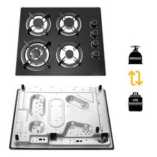 4 Flammen Glaskeramik