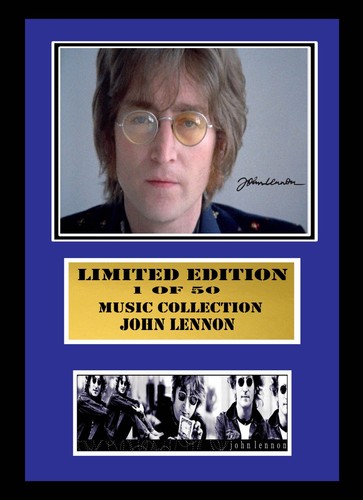 John lennon signed limited - ,