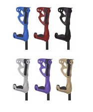 FDI Krücken Paar Unterarmgehstützen Unterarmschutz Softgriff Gehhilfen Gehstock