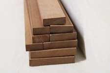 (a58)  9Stk 40cm Rechteckleiste Mahagoni 13mm mix Vierkant Holzleisten