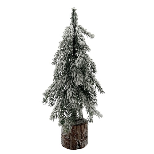 Tannenbaum auf holzstamm - tannenbaum,