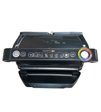 Tefal OptiGrill GC7058 Kontaktgrill 2000W 6 Programme Garstufenanzeige Schwarz