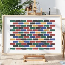 Steinwand Muster v15 Schablone