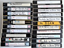 14 VHS Video Kassetten oft nur