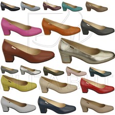 Damenschuhe Pumps Naturleder