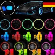 4/8/16 Stück Universelle Leuchtend fluoreszierende Ventilkappen für Autoreifen%