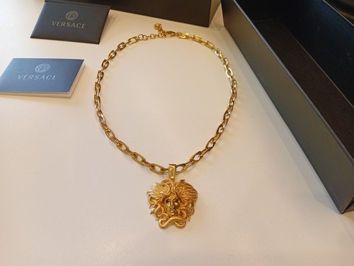 Versace medusa halskette mit - medusa,