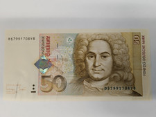 Banknote 50 DM -- 02.01.1996