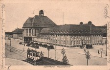 AK Dortmund Hauptbahnhof, Oldtimer, Strassenbahn 1925 gelaufen  (2991A46)