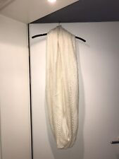 Sehr Schöner Damen XXL Strick Schlauch Schal Tuch In Creme Weiß Von H&m