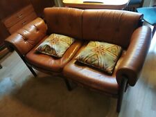 REDUZIERT****** 4tlg. Sitzg. schwed. Designklassiker von 1963 Büffelleder