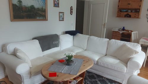 Großes ikea ecksofa mit - ecksofa,