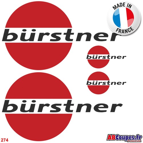Aufkleber sticker bürstner - 4,