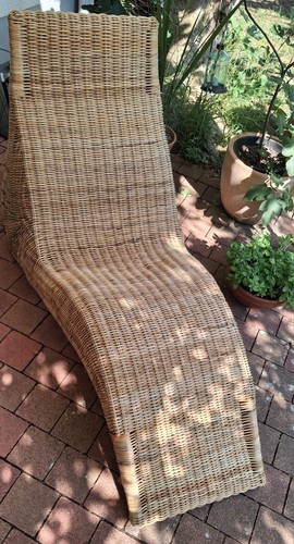 Rattanliege modern - rattanliege,