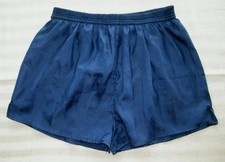 BLAUE SPORTHOSE - GLANZSHORTS