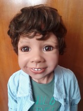 Künstlerpuppe " Eric" Monika Levenig., Inkl . Zertifikat  Lim: 400