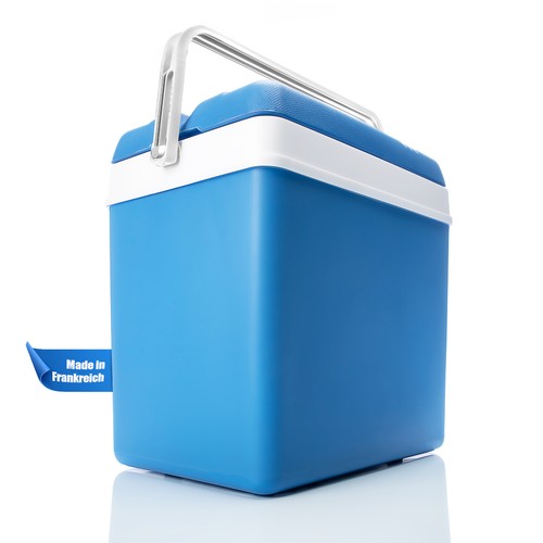 Kühlbox liter blau weiß - , blau/weiß
