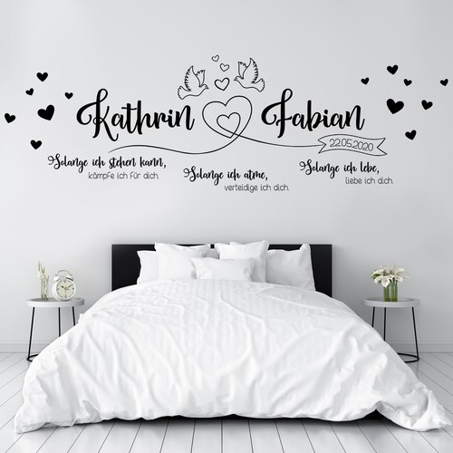 Vr41 wandtattoo schlafzimmer - wandtattoo,