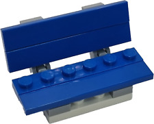 LEGO City Stadt Park Garten Eisenbahn Bahnhof Figuren Bank blau