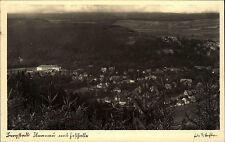 Ilmenau Thüringen s/w AK ~1940 Gesamtansicht Panorama mit Festhalle ungelaufen