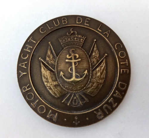 Medaille bronze motor yacht - bronze,