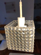 ERCO Prismenlampe Hängelampe 70er Plexiglas Vintage