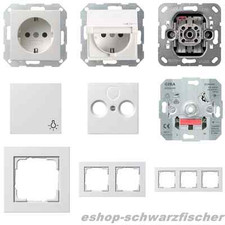 Gira E2 System 55 reinweiß seidenMATT Schalter Steckdose etc Auswahl nach Wunsch