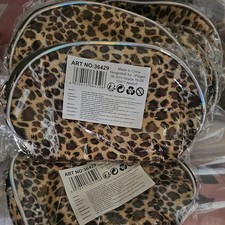 Kosmetiktasche, braun-beige