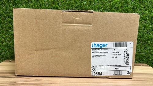 Hager d02 63a l063m - hager, stück