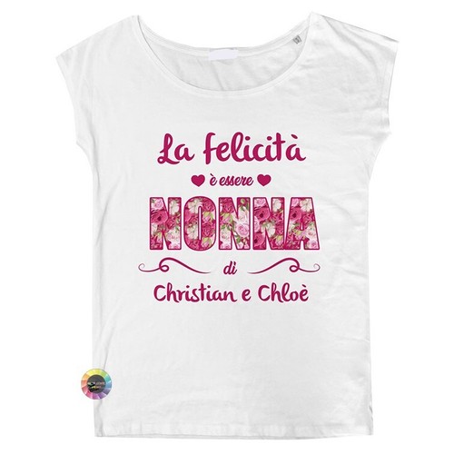 Damen shirt glück ist oma - damen, t-shirt