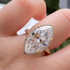 6 Karat Weiß Behandelt