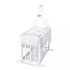 Roba Stubenbett 4in1 Dream Big Babybett Kinderbett Bett Bettchen MDF weiß11